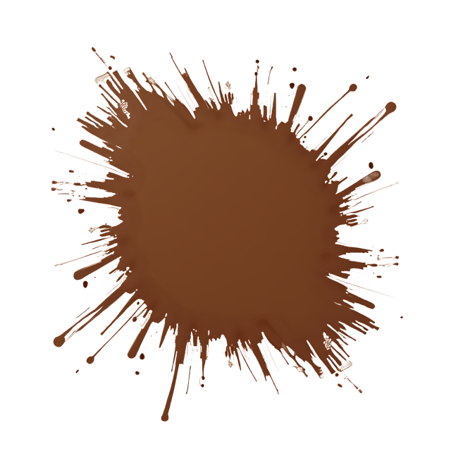 Free transparent PNG: Vintage Brown Paint Splash PNG Clipart  Perfect for Rustic and Handmade Projects