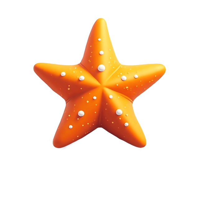 Free transparent PNG: Orange Starfish  Underwater Clipart, free png download