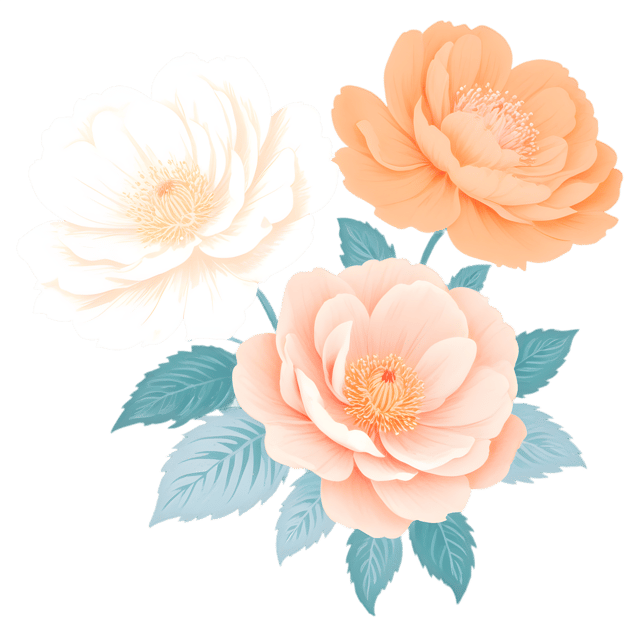 Free transparent PNG: Blooming Beauty with Intricate Details - Transparent Background PNG