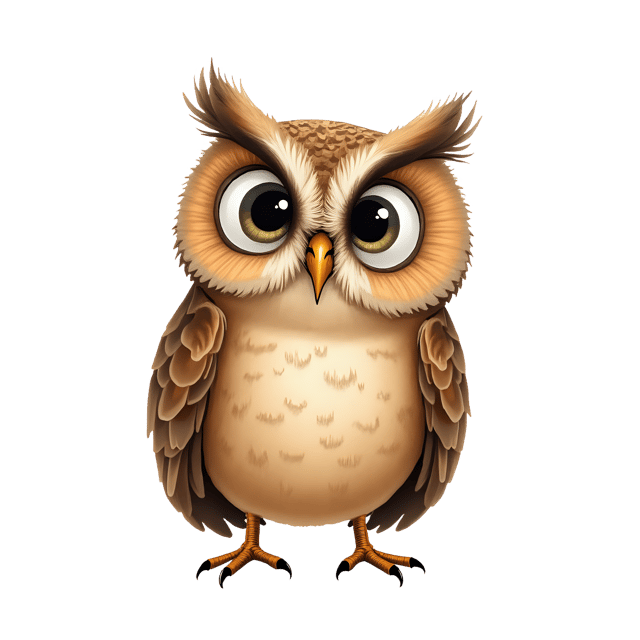 Free transparent PNG: Scared Owl  Nature Clipart, free transparent png download
