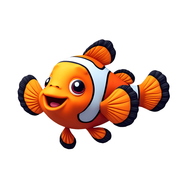 Free transparent PNG: Clownfish PNG Clipart  Ideal for Marine Life Themes in Design and Crafts