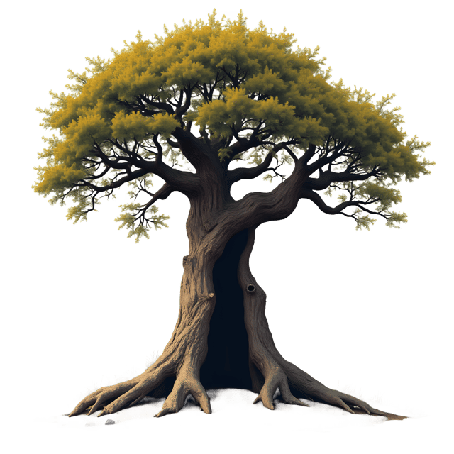 Free transparent PNG: Hollow Tree Trunk PNG with Transparent Background for Art and Design