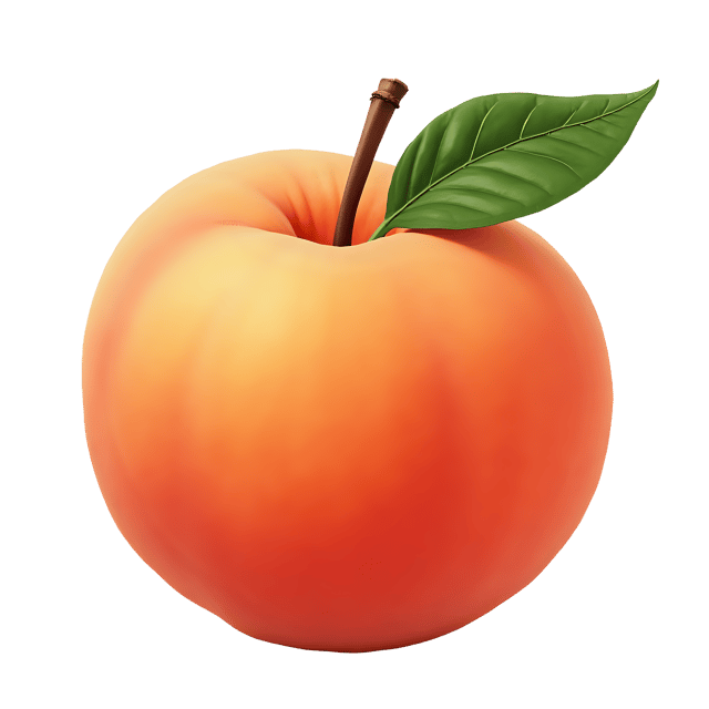 Free transparent PNG: Peach PNG Clipart  Perfect for Food Designs, Crafts  Decor