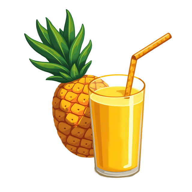 Free transparent PNG: Pineapple Juice  Tropical Drink Clipart, free download png