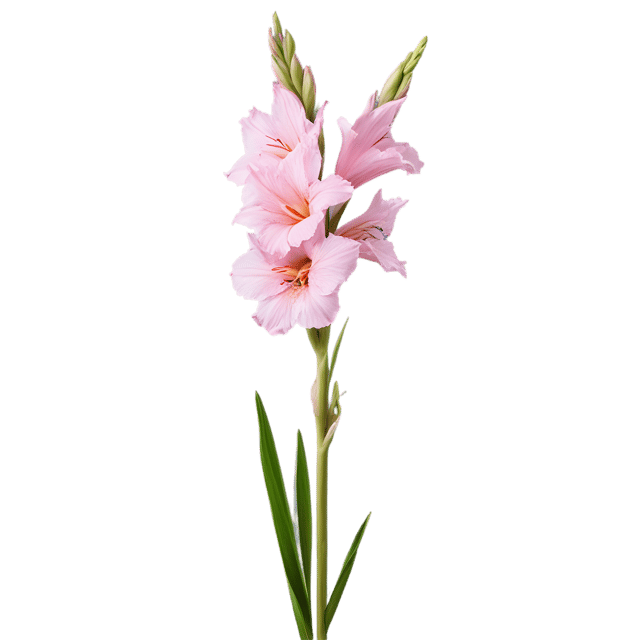 Free transparent PNG: Gladiolus Flower PNG with Transparent Background for Botanical Art and Design