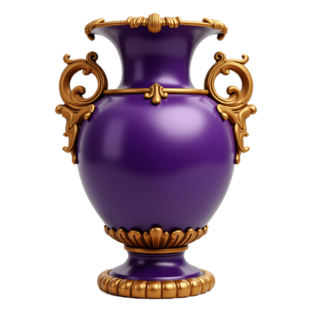 Free transparent PNG: Royal Purple Vase  Elegant Decor Clipart, free transparent png download