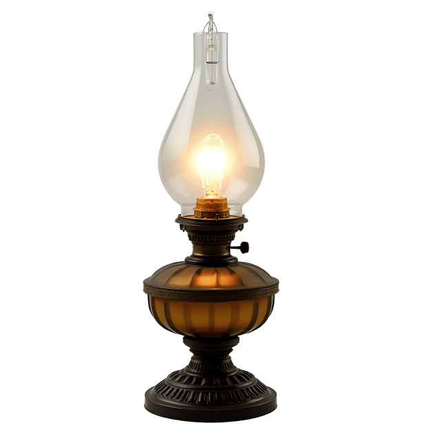 Free transparent PNG: Victorian Oil Lamp PNG Clipart  Ideal for Historical Design  Decor
