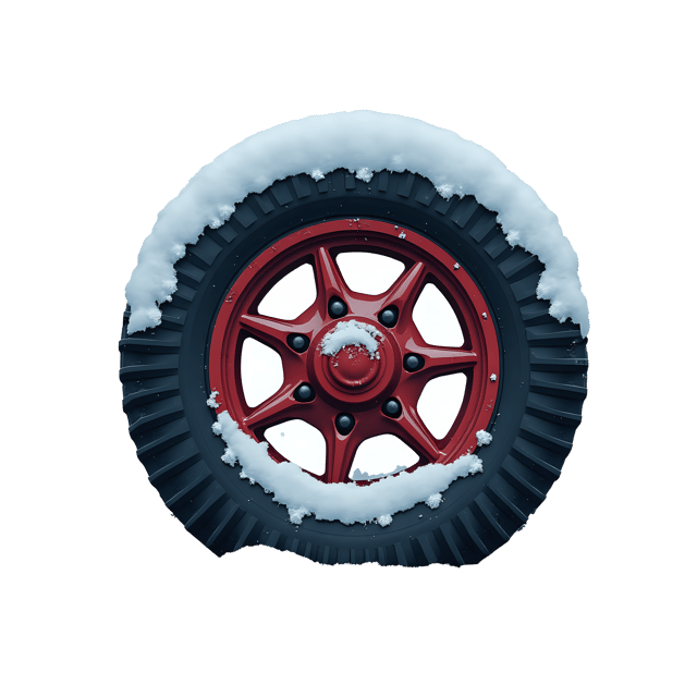Free transparent PNG: Snow-Covered Wheel  Winter Scene Clipart, free transparent png download