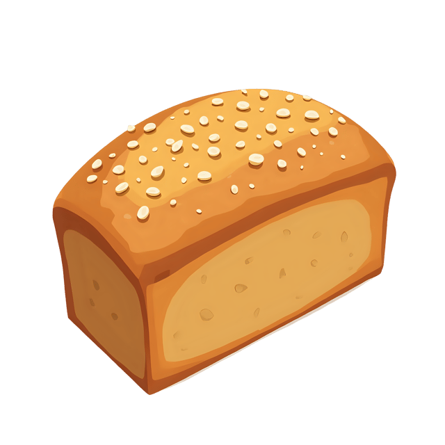 Free transparent PNG: Seeded Bread Loaf  Bakery Clipart, free downloadable png