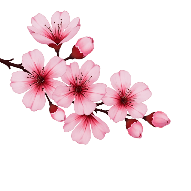 Free transparent PNG: Cherry Blossoms PNG with Transparent Background for Floral Design and Decor