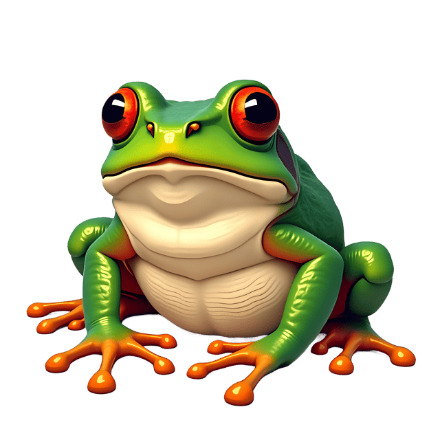 Free transparent PNG: Frog PNG Clipart  Ideal for Nature Projects, Education  Decor