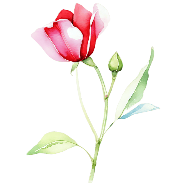 Free transparent PNG: Sweet Pea Flower Watercolor Illustration – Transparent Background PNG