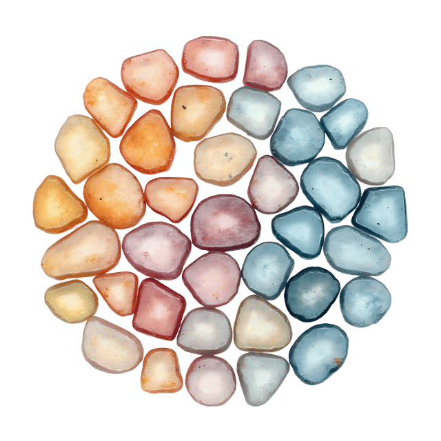 Free transparent PNG: Pressed Glass Tesserae PNG  Elegant Decorative Elements for Crafts  Design