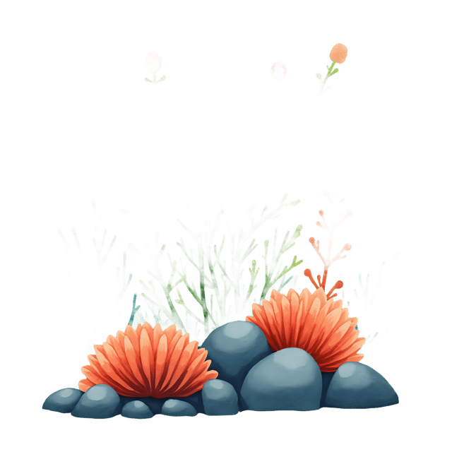 Free transparent PNG: Floating Plankton Above Coral  Underwater Clipart, free downloadable png
