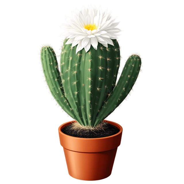 Free transparent PNG: Queen of the Night Cactus PNG with Transparent Background for Art and Design