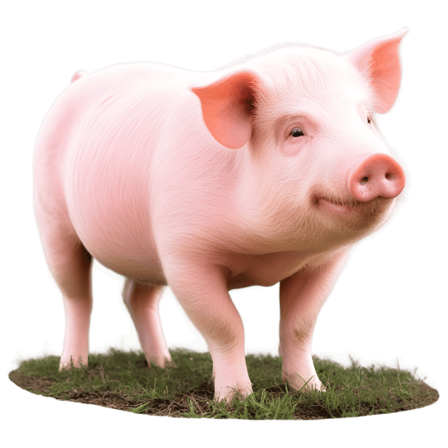 Free transparent PNG: Hairy Pig PNG with Transparent Background for Art and Design