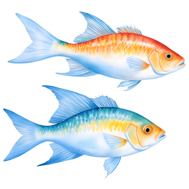 Free transparent PNG: Colorful Fish in Turquoise Waters PNG with Transparent Background