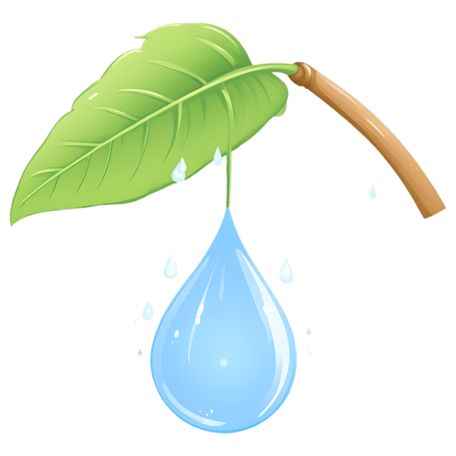 Free transparent PNG: Single Raindrop Transparent PNG for Nature and Design