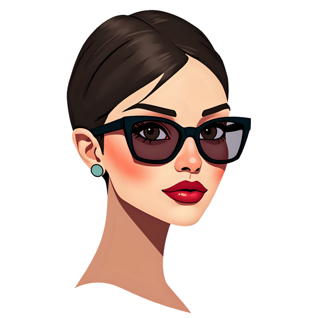 Free transparent PNG: Modern Fashion Portrait with Transparent Background for Artistic Creations