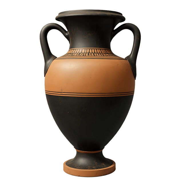 Free transparent PNG: Classic Greek Vase Transparent PNG Design for Ancient Pottery and Art