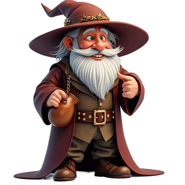 Free transparent PNG: Wizard with Pouch  Magic Clipart, free transparent png download