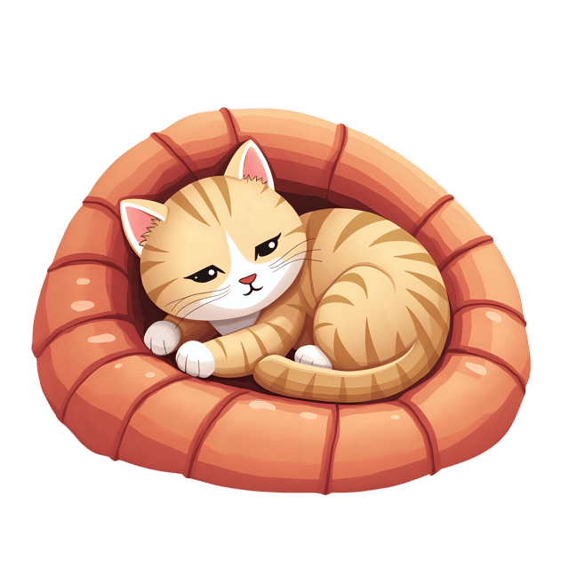 Free transparent PNG: Fluffy Cat in Cozy Blanket PNG with Transparent Background
