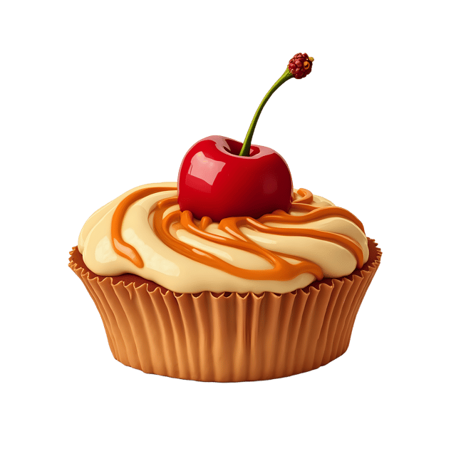 Free transparent PNG: Cherry on Top with Caramel Swirl  Dessert Clipart, free download png