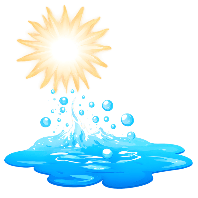 Free transparent PNG: Shimmering Water PNG Under Bright Sunlight - Transparent Background
