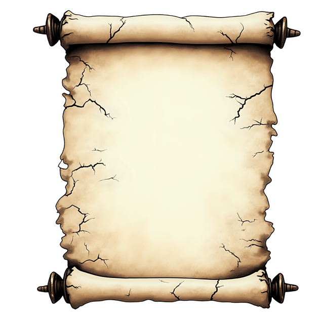 Free transparent PNG: Scroll with Old Ink Writing and Cracks  Historical Clipart, free png download