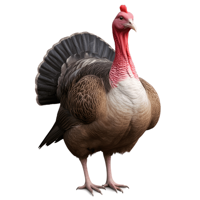 Free transparent PNG: Turkey Bird PNG with Transparent Background for Art and Crafts
