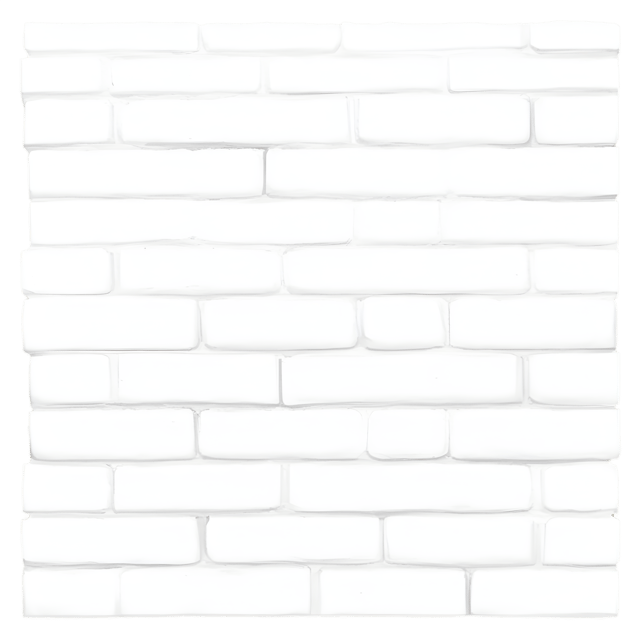 Free transparent PNG: Smooth Modern White Bricks Transparent PNG for Decorative Design