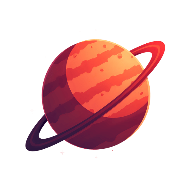 Free transparent PNG: Fiery Red Planet  Space Clipart, free downloadable png