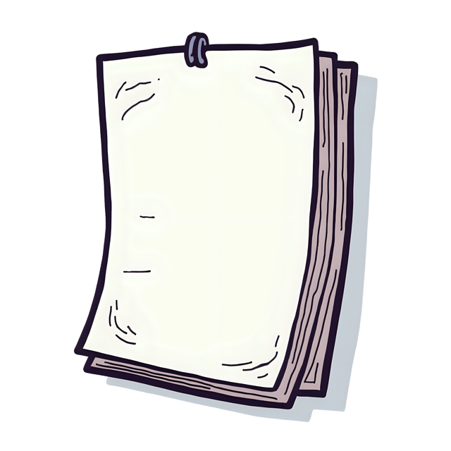 Free transparent PNG: Paper with Scribbled Notes  Handwritten Clipart, free png download