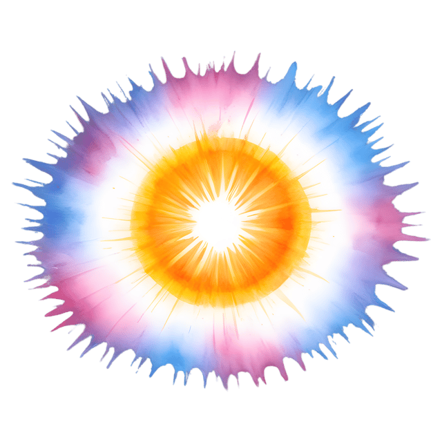 Free transparent PNG: Dynamic Color Burst PNG with Transparent Background for Creative Projects