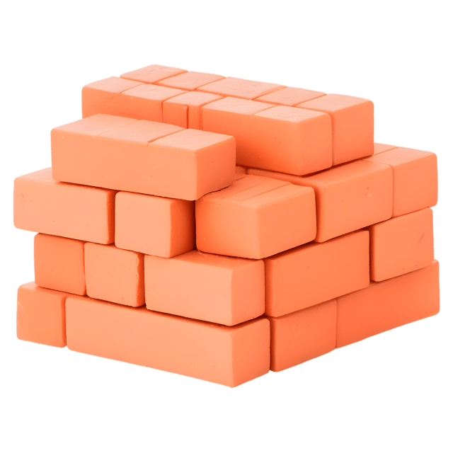 Free transparent PNG: Small Pile of Bricks PNG with Transparent Background for Construction and Artistic Use