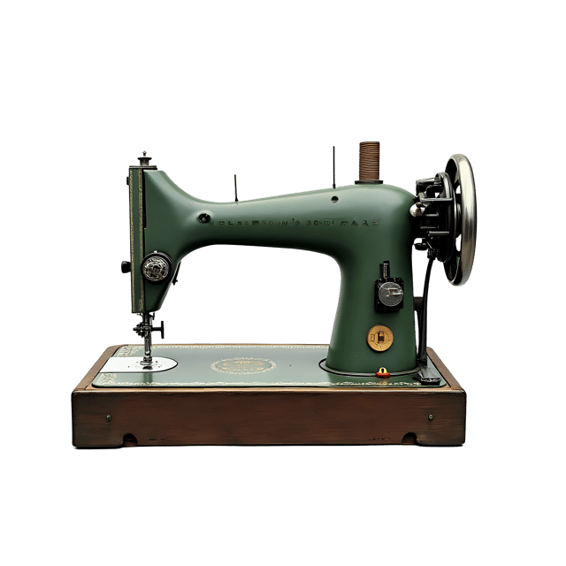 Free transparent PNG: Old Sewing Machine PNG Clipart  Perfect for Vintage Crafts  Historical Design
