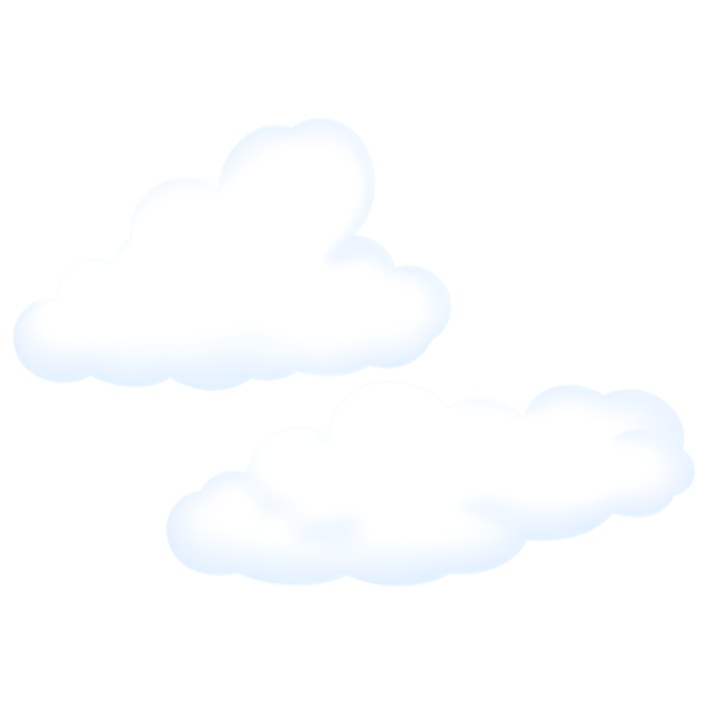 Free transparent PNG: Soft Clouds Transparent PNG for Decorative and Artistic Use