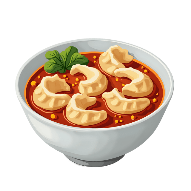 Free transparent PNG: Wonton Soup with Shrimp Dumplings  Chinese Cuisine Clipart, free downloadable png