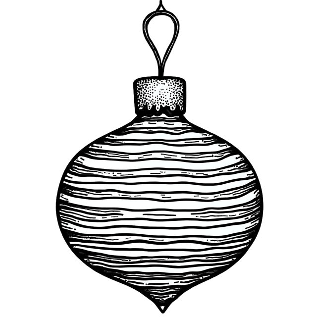 Free transparent PNG: Striped Holiday Ornament  Fuzzy Top Loop Clipart, free download png