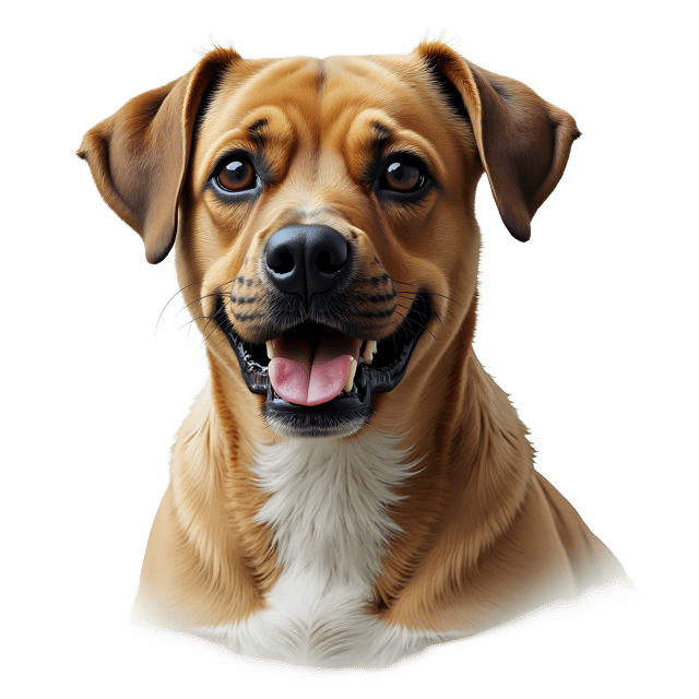 Free transparent PNG: Dog Portrait Realistic PNG Clipart  Ideal for Pet Art  Design Projects