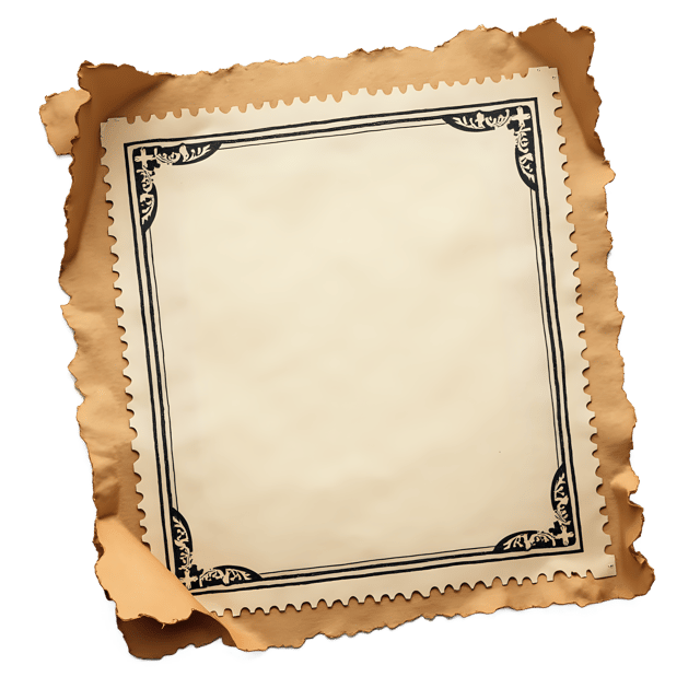 Free transparent PNG: Old Postage Stamp  Vintage Paper Design, free downloadable png