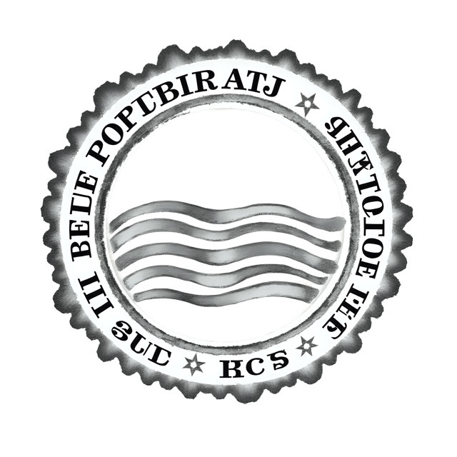 Free transparent PNG: Antique Postmark  Classic Faded Wave Line Design, free download png