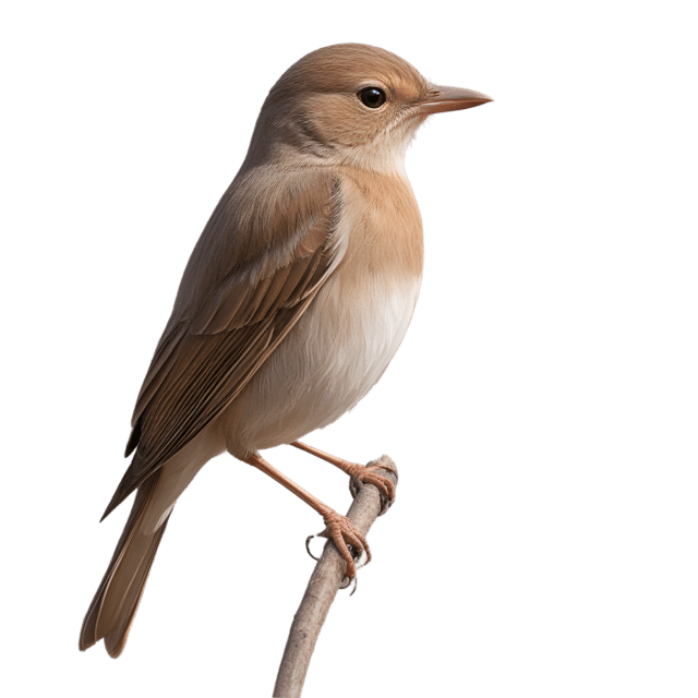 Free transparent PNG: Nightingale Bird PNG with Transparent Background for Art and Design