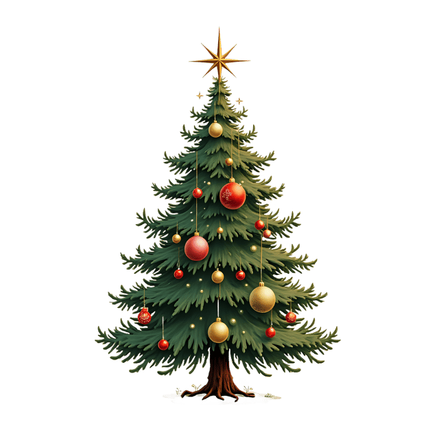 Free transparent PNG: Vintage Tree Ornament with Antique Sparkle  Classic Holiday Clipart, free png download
