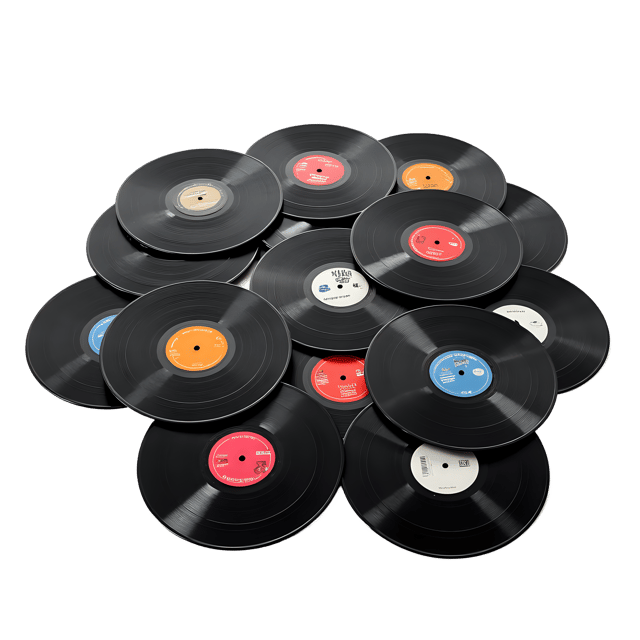 Free transparent PNG: 13 Classic Vinyl Record Collection PNG with Transparent Background for Music Lovers and Design Projects