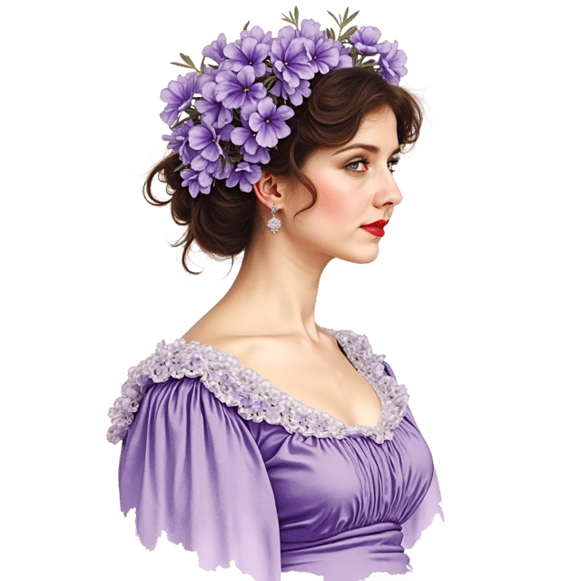 Free transparent PNG: Victorian Woman Portrait  Classic Fashion Clipart, free transparent png download