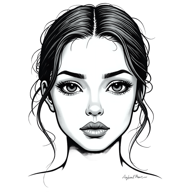 Free transparent PNG: Neutral Face Portrait PNG Clipart  Ideal for Design Projects  Crafts