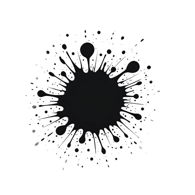 Free transparent PNG: Paper with Ink Blot and Splatter  Artistic Design Clipart, free download png