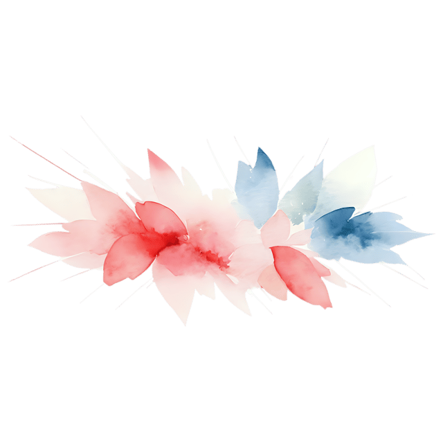 Free transparent PNG: Watercolor Abstract Composition PNG - Transparent Gentle Illustration