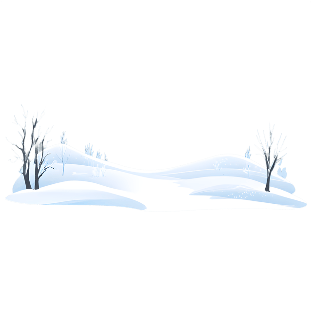 Free transparent PNG: Snowy Landscape Transparent PNG Background for Art and Design Projects